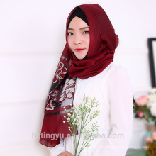 Fabrik hangzhou schal maxi muslimischen frauen mode schwarz schimmer hijab glitter schal